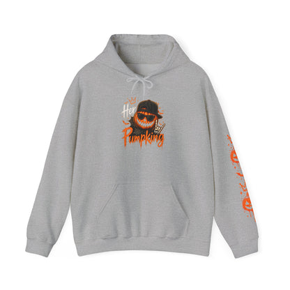 Pumpking Halloween Hoodie — 'Her Pumpking' Scary Jack-O’-Lantern Pullover