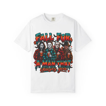 Horror Icons 'Fall For A Man That Chases You' Graphic T-Shirt